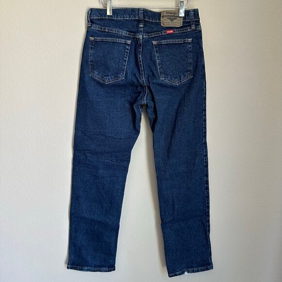 Wrangler Regular Fit Jeans Western Workwear Denim Straight Leg Rugged Size 30x30 - Picture 4 of 10